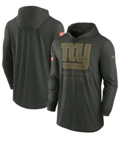 New York Giants 2025 Salute To Service Hooded Pullover
