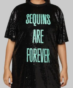 Taylor Swift Sequins Are Forever T-Shirt Dress