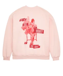 Taylor Swift You Can Call Me Honey If You Want Pink Crewneck Sweatshirt