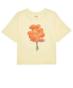 Thank You For The Lovely Bouquet Cropped T-Shirt