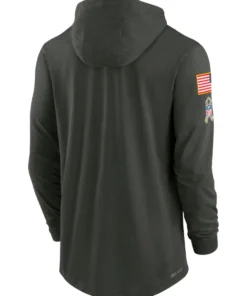 Arizona Cardinals Salute To Service 2025 Hooded Pullover