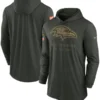 Baltimore Ravens 2025 Salute To Service Hooded Pullover