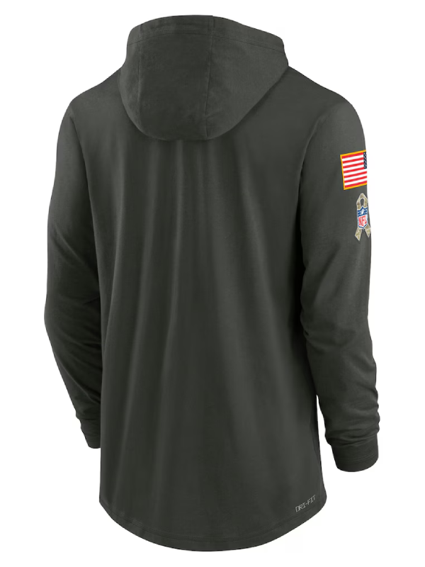 Baltimore Ravens Salute To Service 2025 Hooded Pullover