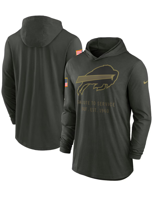 Buffalo Bills 2025 Salute To Service Hooded Pullover