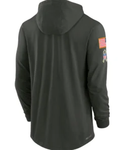Buffalo Bills Salute To Service 2025 Hooded Pullover