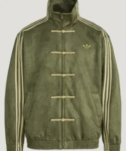 Chinese New Year Olive Green Jacket