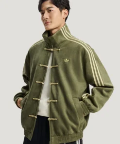 Chinese New Year Olive Green Tang Jacket