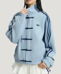 Chinese New Year Sky Blue Tang Jacket