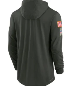 Cleveland Browns Salute To Service 2025 Hooded Pullover