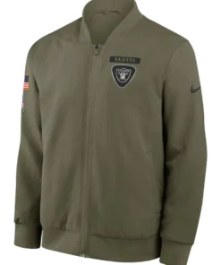 Las Vegas Raiders 2025 Salute To Service Jacket