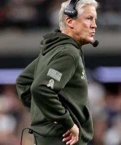 Las Vegas Raiders Pete Carroll Salute To Service Hoodie