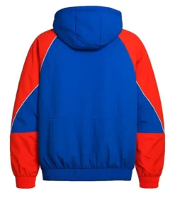 Marty Supreme Blue And Red Hooded Jacket