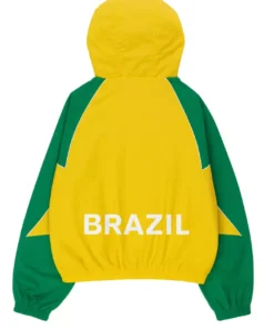 Marty Supreme Green And Yellow Hooded Jacket