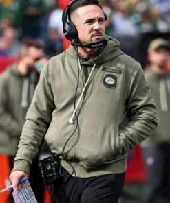 Matt Lafleur Green Bay Packers 2025 Salute To Service Jacket