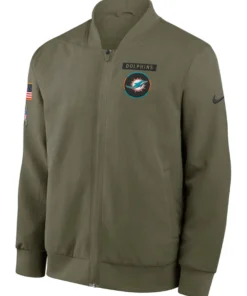 Miami Dolphins 2025 Salute To Service Jacket