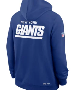 New York Giants Sideline Standard Issue Dri-FIT Initial Home Hoodie