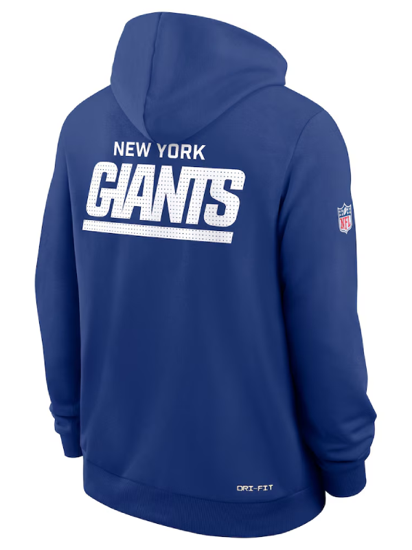 New York Giants Sideline Standard Issue Dri-FIT Initial Home Hoodie