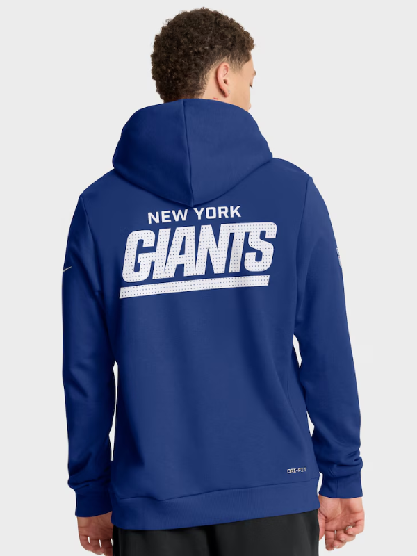 New York Giants Sideline Standard Issue Initial Home Dri-FIT Hoodie