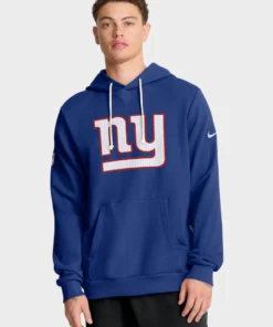 New York Giants Sideline Standard Issue Initial Home Hoodie