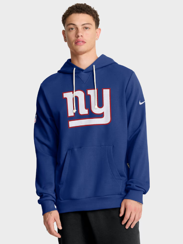 New York Giants Sideline Standard Issue Initial Home Hoodie