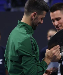 Novak Djokovic Hellenic Championship Green Zipper Jacket