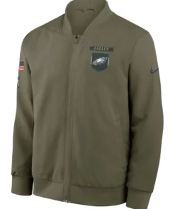 Philadelphia Eagles 2025 Salute To Service Jacket