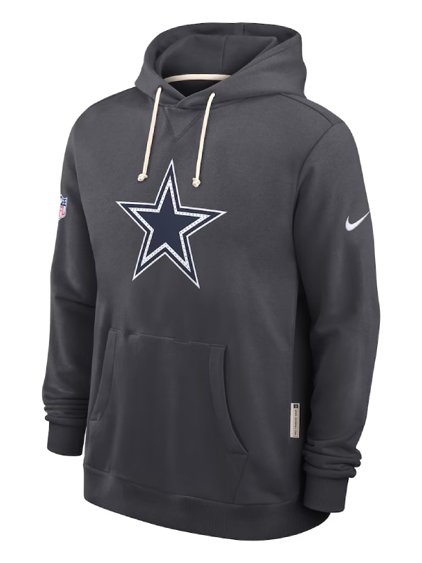 Dallas Cowboys Sideline Standard Issue Grey Hoodie