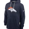 Denver Broncos Sideline Standard Issue Navy Hoodie