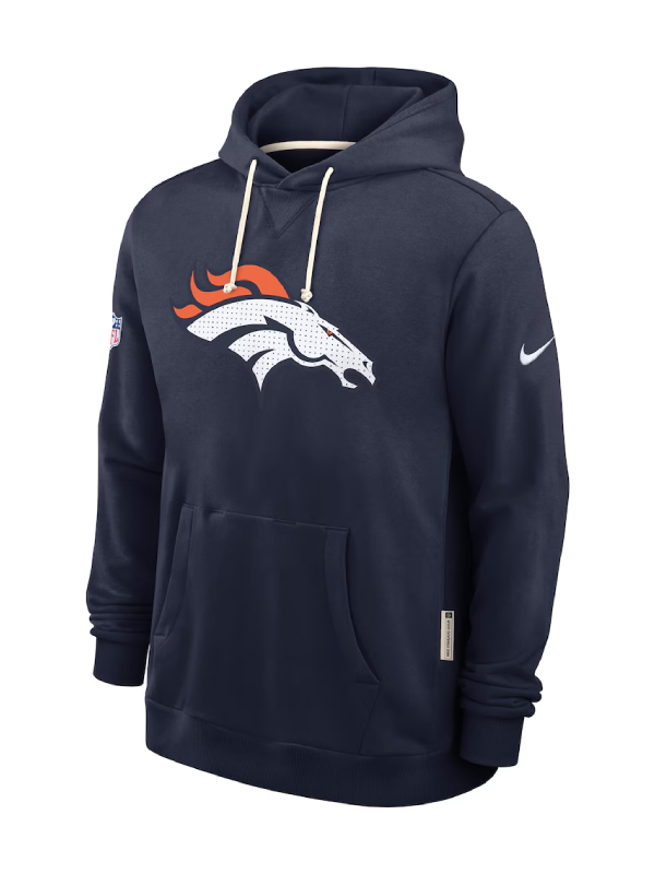 Denver Broncos Sideline Standard Issue Navy Hoodie