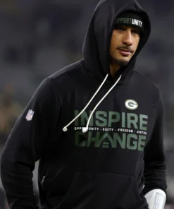 Green Bay Packers Inspire Change 2025 Black Hoodie
