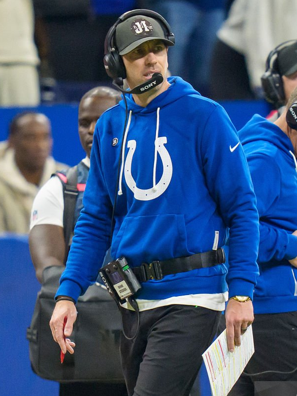 Indianapolis Colts Shane Steichen Blue Hoodie