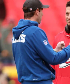 Indianapolis Colts Shane Steichen Blue Pullover Hoodie