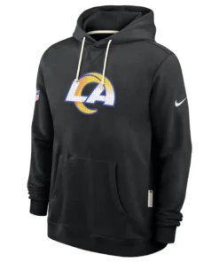Los Angeles Rams Sideline Standard Issue Black Hoodie
