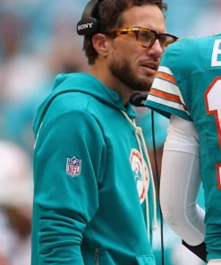Miami Dolphins Mike McDaniel 2025 Sideline Hoodie