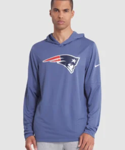 New England Patriots Blue 2025 Rivalries Collection Hoodie T-Shirt