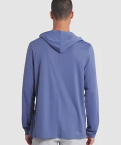 New England Patriots Blue 2025 Rivalries Collection Sideline Long Sleeve Hoodie T-Shirt