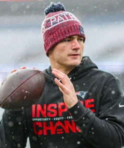 New England Patriots Inspire Change 2025 Black Hoodie