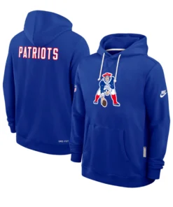 New England Patriots Rewind Club Blue Hoodie