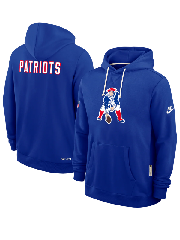 New England Patriots Rewind Club Blue Hoodie
