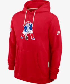 New England Patriots Rewind Club Red Hoodie