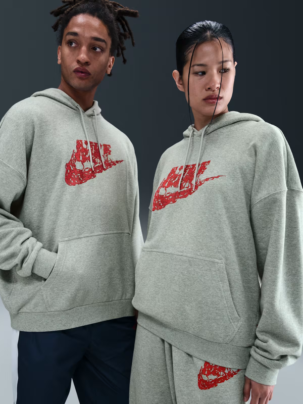 Nike x Stranger Things Grey Hoodie
