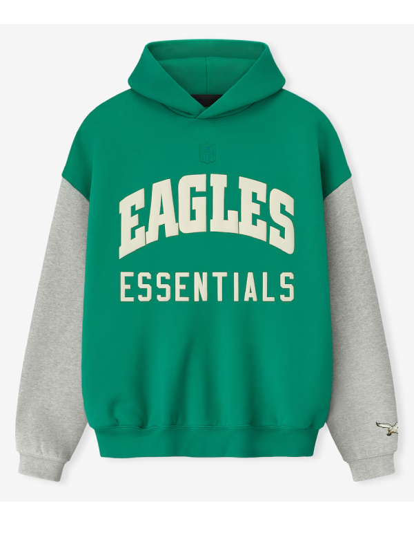 Philadelphia Eagles Fear of God x NFL Green Hoodie