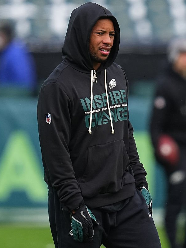 Philadelphia Eagles Inspire Change 2025 Black Hoodie