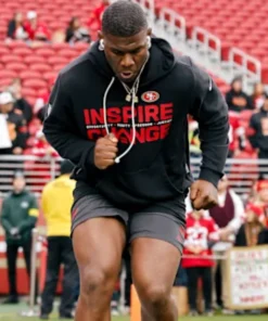 San Francisco 49ers Inspire Change 2025 Black Hoodie