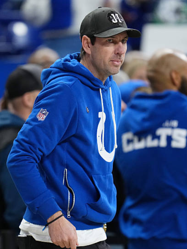 Shane Steichen Indianapolis Colts Blue Pullover Hoodie