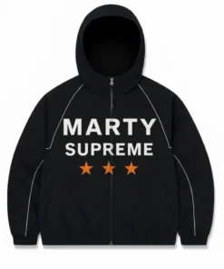 Stephen Curry Marty Supreme Black Hooded Jacket