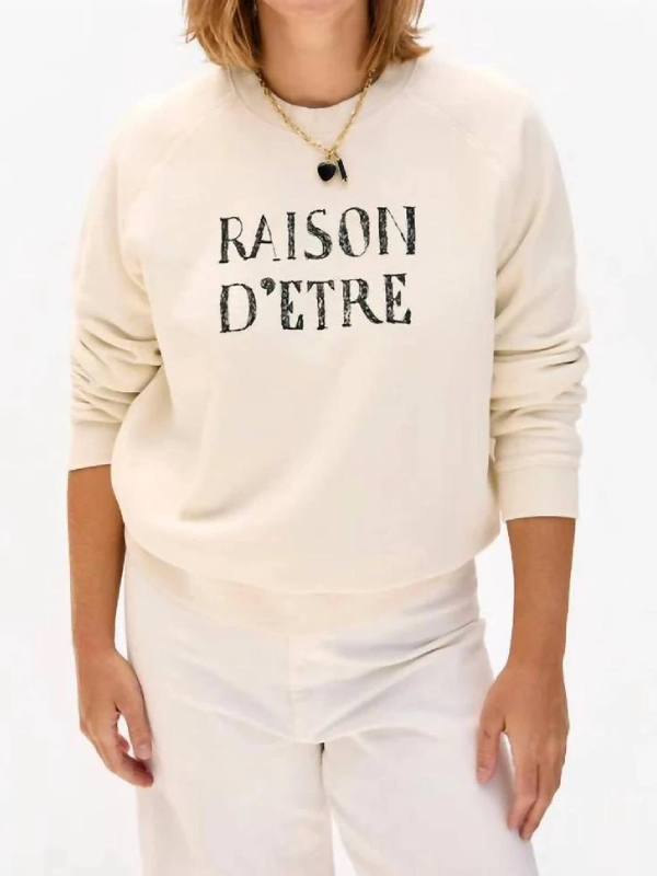 Christa Miller Raison D’etre Sweatshirt