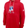 New England Patriots Sideline Red Hoodie