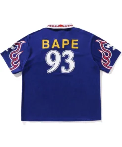 BAPE X Adidas Flame Blue Jersey