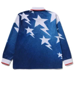 BAPE x Adidas LS STA Blue Jersey
